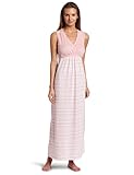 Nautica Sleepwear Women's Knit Stripe Maxi dress
