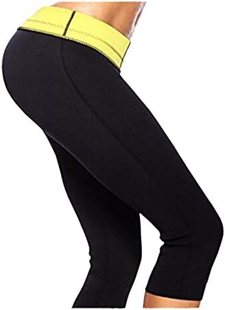 COCOLEGGINGS Women's Active Anti Cellulite Capri Leggings Weight Loss Shorts S