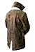 Blingsoul Mens Shearling Bomber Jacket - Distressed Real Leather Winter Coat for Men