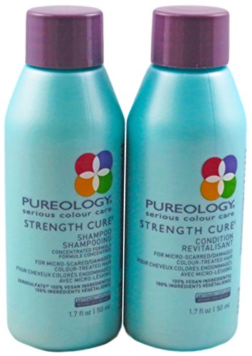 Pureology Strength Cure Travel Set: Shampoo 1.7 Oz & Conditioner 1.7 Oz