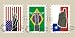 Wallmonkeys Peel and Stick Wall Decals - Three Postmarks with Sights of America and Stamps - Removab