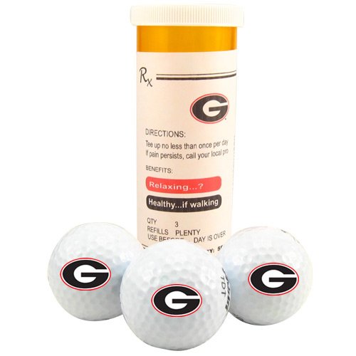 Georgia Bulldogs Rx 3-pack Golf Balls