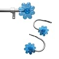 Crystal Flower Window Hardware Collection - Blue
