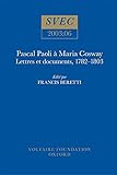 Pascal Paoli à Maria Cosway : lettres et documents, 1782-1803