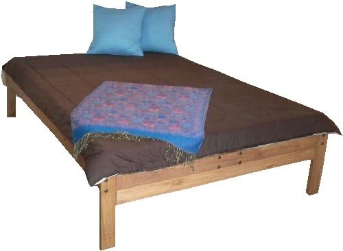 Santa Cruz Platform Bed - King Size (Toasted Pecan)