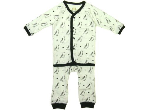 Mademoiselle papillon Night wear Love Bird 【ブラック size:90】