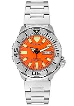 Seiko Men's "Orange Monster" Automatic Dive Watch #SKX781