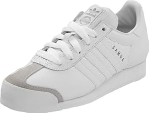 adidas Originals Men's Samoa Fashion Sneaker,White/Silver,7.5 D