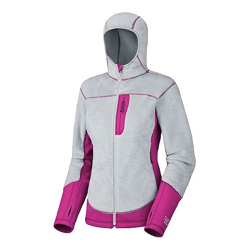 Mountain Hardwear Monkey Woman Lite Jacket - Women's Cool Grey / Berry Soda Medium