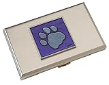 Metal Wallet - Pawprint - Purple