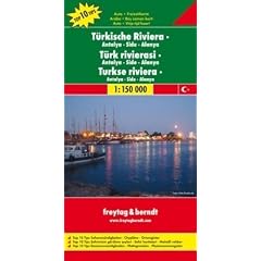 T�rkische Riviera-Antalya-Side-Alanya 1:150 000. Auto- und Freizeitkarte (Freytag u. Berndt Stadtpl�ne/Autokarten): Top 10 Tips Sehensw�rdigkeiten. Top Citypl�ne. Ortsregister mit Postleitzahlen