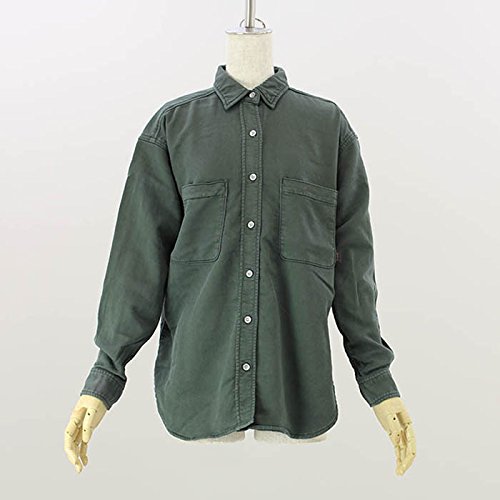 (ヤヌーク) YANUK デニット オーバーサイズシャツ [57163124]