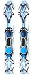 Matrix FSX 75cm skiboards snowblades skiblades with bindings 2012