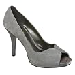 Women's Mossimo&reg; Vilma Peep-Toe Pumps - Grey