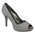 Women's Mossimo&reg; Vilma Peep-Toe Pumps - Grey