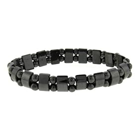 Click here to buy Hematite Bracelet - Small Tanker by Toltec Trading Company.