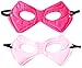 Little Adventures Pink Hero Lightning Cape and Mask Costume Age 3-8 with Hairbow