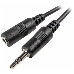 Fosmon® 3.5mm Male to 3.5mm Female Stereo Headphones / Earphones extender extension for Apple iPad tablet Wi-Fi / Wi-Fi + 3G Model - 3FT