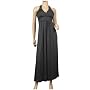 Sexy Gray Lace back Plus size Maxi dress