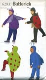 Butterick Ladybug Bug Halloween Costume Sewing Pattern # 6293