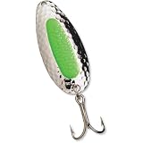 Blue Fox Pixee Spoons Size: 1/4 oz.; Color: Nickel/Green (004)