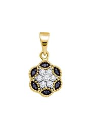 0.20CTW DIAMOND FLOWER PENDANT