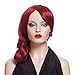 YOPO Halloween Wig Long Wavy Curly Hair Wigs for Women Synthetic Cosplay Costume Party Wig, Full Wig, 29.5'' Hair Wigs with Bangs, Heat Resistant, Daily Use, Free Cap & Hair Pins