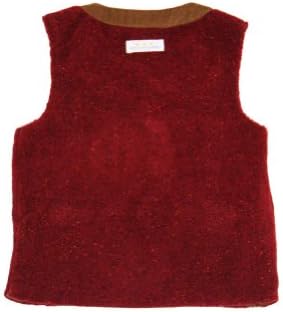Little Boys Kozie Clothes Boys' Sensory Weighted Vest 5 Salsa Red Berber/Brown Corduroy Placket