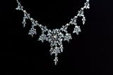 Flower Diamante Crystal necklace