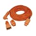 Masterplug Outdoor Power WRRL3010-BQ 30 m 2-Pin IP44 Extension Lead with Heavy-Duty Plug (Orange)