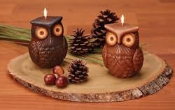 OWL Sculpted Candles - Aspen Life Home Decor Candle