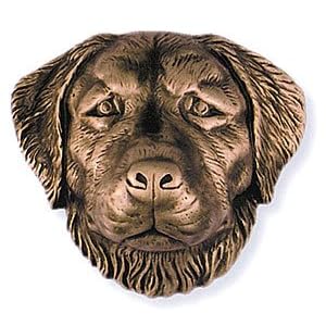 Golden Retriever Door Knocker Bronze