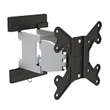 Produkt-Bild: Vollbewegliche ausziehbare TV Wandhalterung PM-MOTION-37 (ultra flach). Nur 27mm Wandabstand bis 262mm ausziehbar, mit VESA 100 x 100 bis 200 x 200, auch 200 x 100 (entspricht 17-42 Zoll, auch 24 und 32). Wandhalter optimal f&uuml;r Plasma, LCD und LED Fernseher von Panasonic, Sony, Samsung, LG und Toshiba. Mit 30 kg Tragkraft eine f&uuml;r fast alle Flachbildfernseher geeignete Halterung. +/-45&deg; schwenkbar und +/-15&deg; neigbar. Original PureMounts Wandhalterungen.