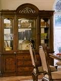Antoinette Brown Cherry China Cabinet