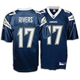 Philip Rivers Jersey: Reebok Navy Replica #17 San Diego Chargers Jersey