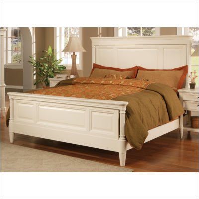 Tuxedo Park Panel Bed in White Tie Size: King