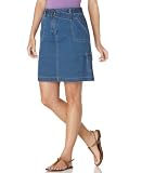 Karen Scott Skort, Belted Denim