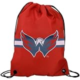Washington Capitals Red Team Logo Drawstring Backpack