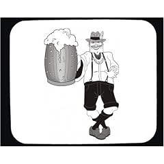 Mauspad mit der Grafik: Oktoberfest