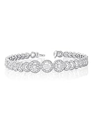 18K White Gold 2.06ct Diamond Bracelet