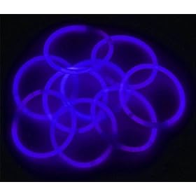 100 10 inch Glowstick Bracelets BLUE