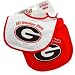 Georgia Bulldogs Baby Bibs: 2 Pack