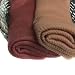 100% Genuine Pure Pashmina 2 Ply Shawl in 36 different colors to match your dress and occasion