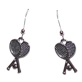 Sterling Silver Tennis Earrings