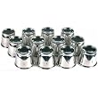 12 10X Loupes Jeweler Aluminum Magnifiers Eye Tools