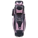Orlimar 14-Way Compartment Top Ladies Cart Bag (Black/Pink)