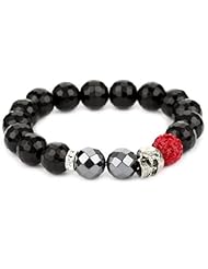 Very Me "St. Petersburg" Semi-Precious Black Agate Charm Bracelet