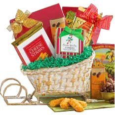 SCHEDULE YOUR DELIVERY DAY! Sleigh Bells Christmas Holiday Gourmet Food Gift Basket
