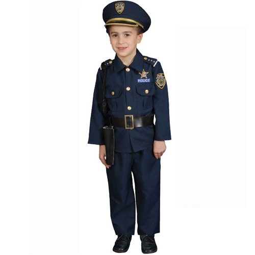 Award Winning Deluxe Police Dress Up Costume Set - Toddler T4