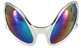 Silver Alien Bug Lizard Eye Sunglasses Bugg Glasses